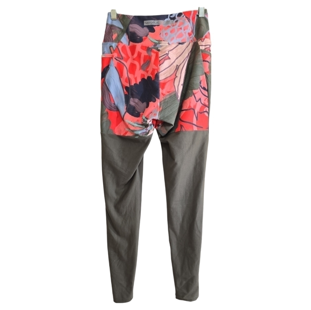 Gymshark Nikki Blakketter Limited Edition Olive Pineapple Leggings Small V Waist - Picture 8 of 12